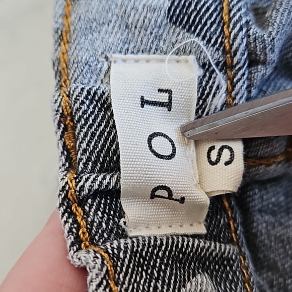 POL Star Print Distressed baggy jeans Jogger  Women Small - Picture 3 of 10